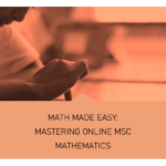 Online M.Sc Mathematics Courses